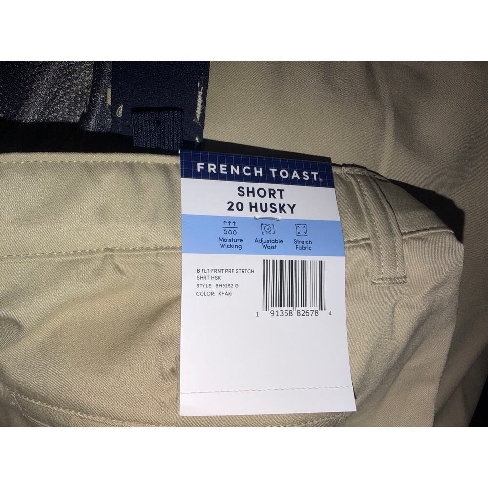 French Toast kids New khaki shorts with adjustable waistband - Picture 8 of 14